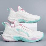 Colorful Unisex Basketball & Running Sneakers, Size 9