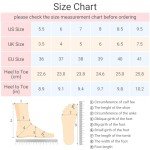 Bright Yellow Knee High Block Heel Boots for Women