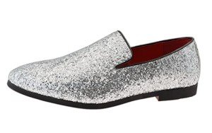 Sparkly Silver Men's Loafers for Every Occasion