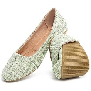 Stylish Comfortable Green Ballet Flats for Women