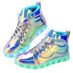 Colorful LED Light Up High Top Sneakers