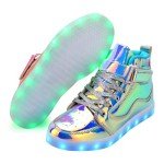 Colorful LED Light Up High Top Sneakers