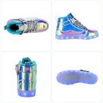 Colorful LED Light Up High Top Sneakers