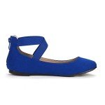 Colorful Elastic Ankle Strap Flats for Women