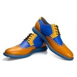 Men's Lightweight Yellow Oxford Dress Shoes