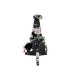 Colorful Rhinestone Floral Print Ankle Strap Heels