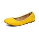 Dream Pairs Yellow Ballet Flats for Women