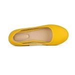 Dream Pairs Yellow Ballet Flats for Women