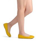 Dream Pairs Yellow Ballet Flats for Women