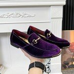 Colorful Velvet Loafers for Men - Size 12