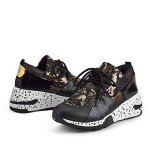 Lucky Step Women's Retro Colorful Hiking Sneakers