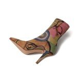 Vivianly Women's Colorful Pointy Toe Stiletto Boots