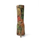 Vivianly Women's Colorful Pointy Toe Stiletto Boots