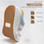 Colorful Women's Platform Lace-Up Sneakers