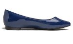 Colorful Women's Pointed Toe Ballet Flats - Navy