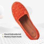 Colorful Women's Floral Lace Ballet Flats