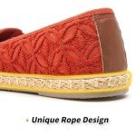 Colorful Women's Floral Lace Ballet Flats