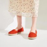 Colorful Women's Floral Lace Ballet Flats