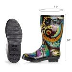 Colorful Women's Mid-Calf Rain Boots - 14 Styles