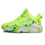 SANEARDE Men's Colorful Lightweight Basketball Sneakers - Size 10