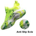 SANEARDE Men's Colorful Lightweight Basketball Sneakers - Size 10