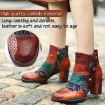 Colorful Handmade Retro High Heel Boots for Women