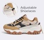 Colorful Women's Platform Fashion Sneakers – Retro Style