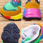 Rainbow Slip-On Sneakers with Arch Support