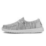 Hey Dude Women's Wendy Sox Glacier Grey Slip-Ons