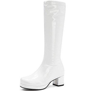 Colorful Women's Knee High Platform Cosplay Boots