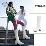 Colorful Women's Knee High Platform Cosplay Boots