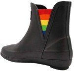 London Fog Women's Rainbow Piccadilly Rain Boots