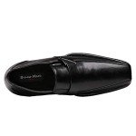 Stylish Black Leather Dress Loafers for Men
