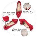 Stylish Red Slip-On Flats for Women