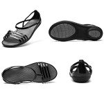 Bright Neon Jelly T-Strap Beach Sandals