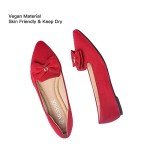 Stylish Red Slip-On Flats for Women