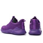 Women's Lightweight Purple Slip-On Sneakers