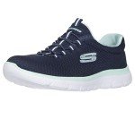Skechers Women's Summits Sneakers in Navy Aqua