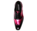 Men's Two-Tone Metallic Oxford Dress Shoes