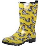 Colorful Floral Mid-Calf Waterproof Garden Boots