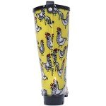 Colorful Floral Mid-Calf Waterproof Garden Boots