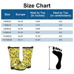 Colorful Floral Mid-Calf Waterproof Garden Boots