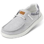Lightweight Slip-On Sneakers for Women – Grey