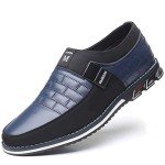 COSIDRAM Men Casual Shoes Sneakers Loafers Walking Shoes Lightweight Driving Business Office Slip on Blue 12