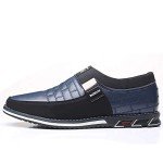 COSIDRAM Men Casual Shoes Sneakers Loafers Walking Shoes Lightweight Driving Business Office Slip on Blue 12