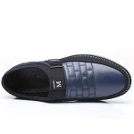 COSIDRAM Men Casual Shoes Sneakers Loafers Walking Shoes Lightweight Driving Business Office Slip on Blue 12