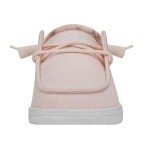 Hey Dude Women's Wendy Slub Canvas Pink Size 6 | Women's Shoes | Women's Slip On Shoes | Comfortable & Light-Weight