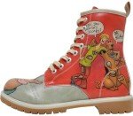 DOGO Long Boots for Women – Vegan Leather and Unique Design Womens Winter Boots, Comfortable and Stylish Womens Boots, Scooby Doo, Size 8,5