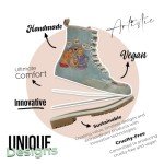 DOGO Long Boots for Women – Vegan Leather and Unique Design Womens Winter Boots, Comfortable and Stylish Womens Boots, Scooby Doo, Size 8,5