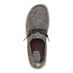 Hey Dude Women's Wendy Halo Knit Charcoal Size W8 | Women's Shoes | Women's Slip On Loafers | Comfortable & Light-Weight